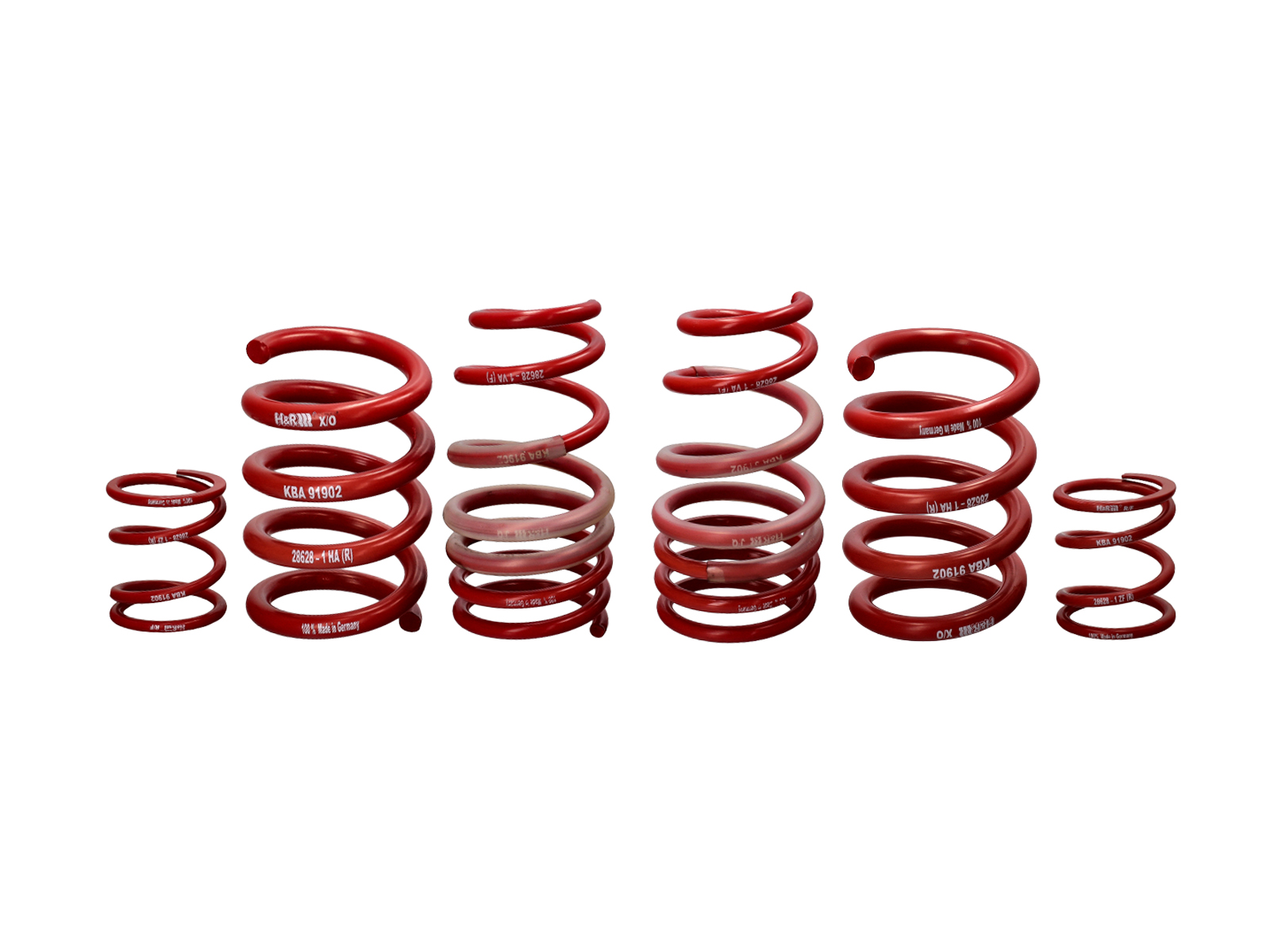 Lowering Springs for cars with Sports Suspension. Porsche 992 turbo / turbo S - 992411105G504, 992511115D504 - 28628-1