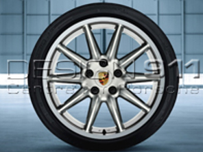 19' Carrera Sport Alloy Wheels & Tyres Original Porsche for 997.2 C2 / C2S - 99704460348, 99704460339, 99704460248, 99704460239