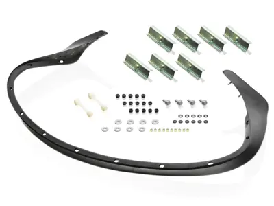 Lower rubber valance standard and fitting kit. Porsche 911 - 91150305500, 91150305501, 91150399500