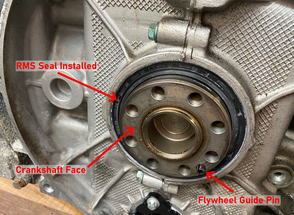 Rear main oil seal fitting tool for Porsche Boxster and 911 M96/M97