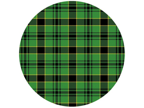 SOLM (Sublime) polyviscose tartan fabric, inspiration: Lamborghini *SAMPLE*