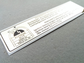 Timing Decal for Porsche 911T (1970 – 1971) - 90100650953 - CB901.006.509.53