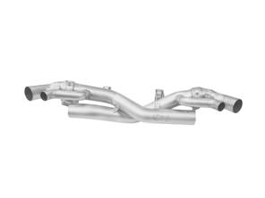 Sports exhaust muffler straight pipe Porsche 992 Carrera and Turbo with standard exhaust system - TSPO992C19.000.AT