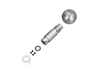 Aluminium silver classic gear knob 6 speed. Porsche 981 Boxster / 981 Cayman  / 718 Boxster / 718 Cayman - 981424075008YR, 981424075252W0, 981424980038YR, 98142498003N11, 98142498003PL1, 981424980036U7, 981424980037A0, 981424980038C0, 981424980039H6, 98142498003DSY, 98142498003DVG, 981424980048YR, 98142498004n11, 98142498004PL1, 981424980046U7, 981424980047A0, 981424980048C0, 981424980049H6, 981424980058YR, 98142498005N11, 98142498005PL1, 981424980056U7, 981424980057A0, 981424980058C0, 981424980059H6, 982711141P, 982711141Q, 982711141AK, 982711141R, 982711141AL, 982711141L, 982711141S, 982711141AM