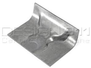 Tow hook plate. Porsche 356B T6 / 356C T6 - 64450605006, PP102D, P102D
