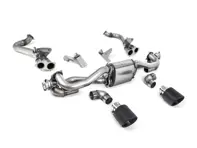 Milltek Sports Exhaust System With GPF/OPF Bypass, Carbon JET-115 Tailpipes. Porsche 718 Boxster / Cayman 2020>> - 982251053E, 982251053K, 982251053F, 982251053H, 982251053D, 982251053G, 982254351B, 982254351L, 982254351AA, 982254351P, 982254351R, 982254350B, 982254350L, 982254350AA, 982254350P, 982254350R - SSXPO188