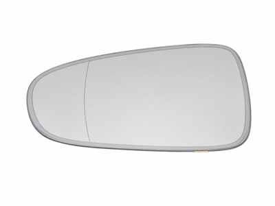 Door mirror glass (Aspherical), Dimmable, Left for LHD. Porsche 992 / 992 Dakar / 9J1 Taycan - 992857521D
