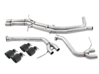 AWE Touring edition exhaust system with Black tips for Porsche Macan S / GTS / Turbo - 3015-43072