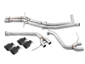 AWE Touring edition exhaust system with Black tips for Porsche Macan S / GTS / Turbo - 3015-43072