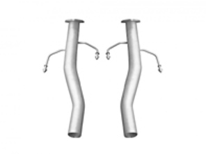 Exhaust catalytic converter bypass tubes Porsche Cayenne turbo - 04090571307