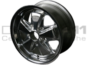 15' Ultralite Chrome Fuchs Style Alloy Wheels 6.0J ET36 For Porsche Car - MX160015