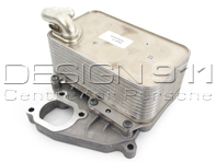 Radiator Oil Cooler on Engine. Porsche Cayenne / Macan / Panamera - 95810727121
