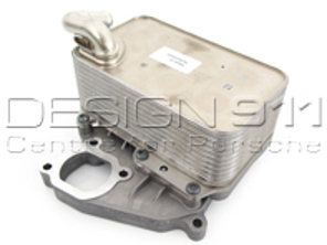 Radiator Oil Cooler on Engine. Porsche Cayenne / Macan / Panamera - 95810727121