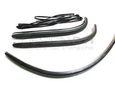 Front & Rear bumper rubber and moulding set. Porsche 911 1965 Onwards - 90150504650, 90150504651, 90150504551