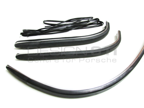 Front & Rear bumper rubber and moulding set. Porsche 911 1965 Onwards - 90150504650, 90150504651, 90150504551