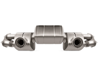 Akrapovic Slip-On Race Line Titanium Exhaust for Porsche 718 Cayman GT4 / Spyder - OPF/GPF 02/2020>> - 982251053F, 982251053H, 982251053K