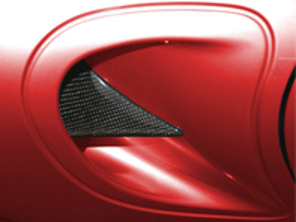 Side Intake Vent Slats Carbon Fibre. Porsche 996 Turbo - AP996TT650, AP-996TT-650