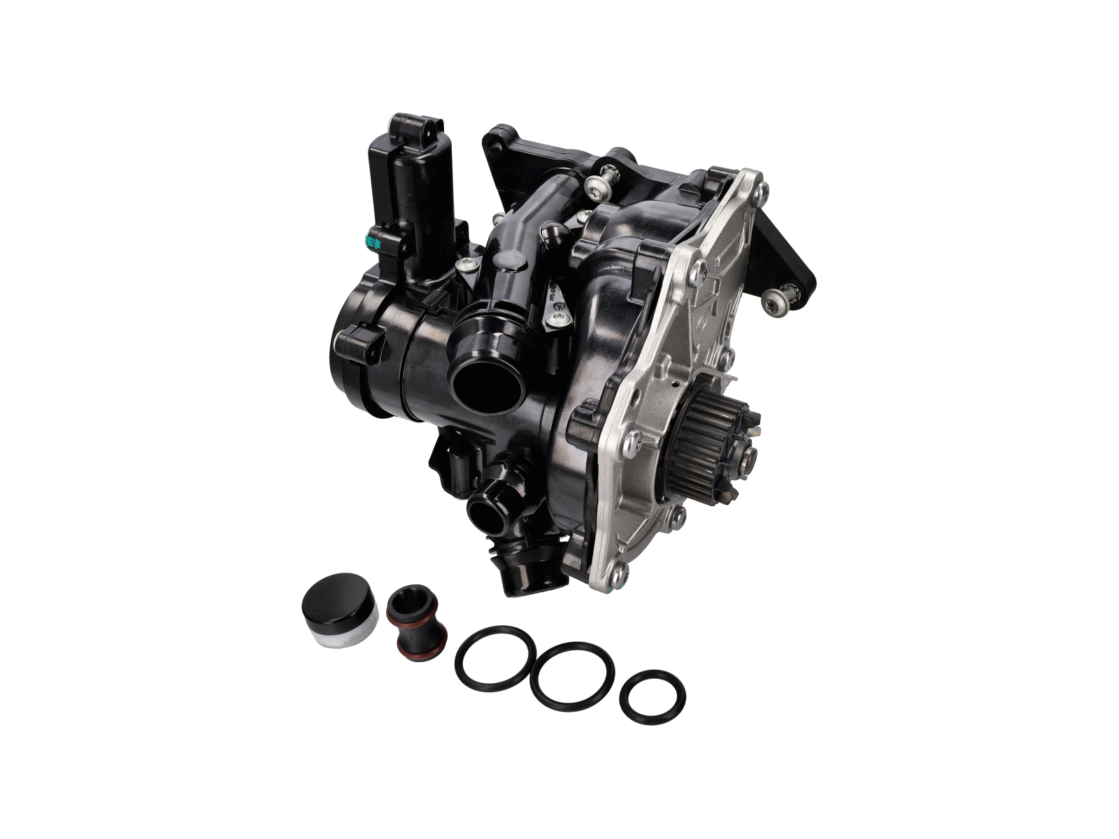 Water Pump With Thermostat. Porsche 95B Macan 2.0L 2014-21 - 95812101200, 95812111100, 95812111110, 95812111111, PAC121111A, PAC121111C, PAC121111B, PAB121111B, PAC121111 - LJ061