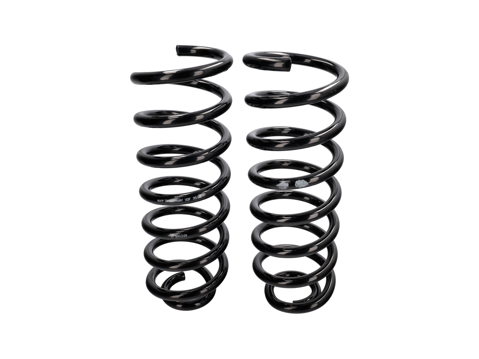 Rear Coil Springs Pair, Grey. Porsche 993 / 993 Turbo 1993-98 ...