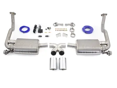 Exhaust Muffler / Silencer Sports VALVETRONIC DesignTek for Boxster 987 / Cayman - 98711311731, 987113117BX, 98711313131, 98711313132, 98711311831, 987113118BX, 98711313231, 987113132AX