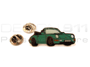 Pin Badge 'Porsche 964 Carrera' Green