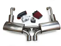 Exhaust Package + Plenum 74mm Throttle Body + Induction Kit for Porsche Boxster 987 / Cayman