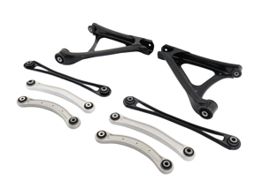 Rear Suspension Control Arm Set. Porsche 955 / 957 Cayenne - 95533104532, 95533104531, 95533104530, 95533104710, 95533104900, 95533105000, 95533101812, 95533101811, 95533101712, 95533101711 - URO-012601, 1150201270, 1150201280, 211712, 211713