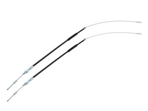 Handbrake cables SET of 2. Porsche 911 1965-68 - 90142455112, 90142455116, 90142455115 - 424451, 1670300403, 911829-A, 9400101