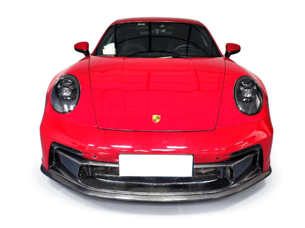 thumbnail image 2 of PU Front Lip Spoiler For 2014-2016 Porsche Carrera 991.1 GT3 Bumper – Sasaonsale 2 of 6