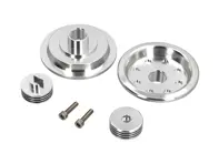 Rennline Aluminium lock / knob set. DRILLED. Porsche 911 74-84