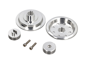 Rennline Aluminium lock / knob set. DRILLED. Porsche 911 74-84