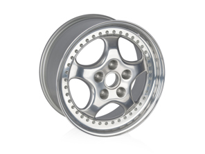 Front 18-inch Light-alloy wheel, Polished. Porsche 964 Turbo 3.6L - 96536213601, 96536214001