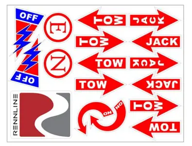 Rennline Safety Sticker and Decal Kit - E30