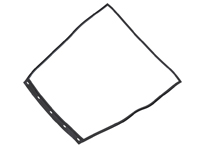 Bonnet seal. Porsche 964 1990-94 / 964 Turbo - 96450412301, 96450412303