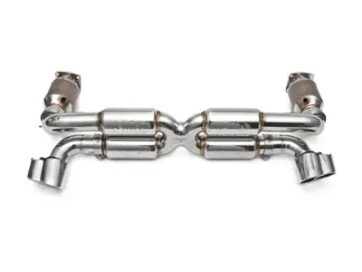 Fabspeed STREET Supersport 70mm X-Pipe Exhaust System. Porsche 996 Turbo (2000-2005) - 99611102775, 99611102776 - FS.POR.996T.SSSX