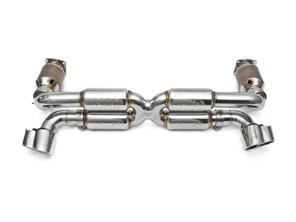 Fabspeed STREET Supersport 70mm X-Pipe Exhaust System. Porsche 996 Turbo (2000-2005) - 99611102775, 99611102776 - FS.POR.996T.SSSX
