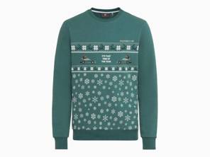 Unisex Sweatshirt, Green - Christmas Themed