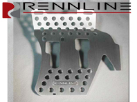 Rennline Aluminium Floor Board. Driver Side. Porsche 911/912/930 TARGA / CABRIO - F04