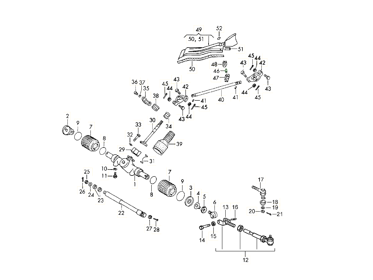 Porsche 911 Steering shaft sealing ring 90134773600 - 90134773600