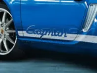 Side strips with model designation. Porsche 987C Cayman - 98704480252, 98704480253
