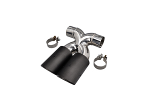 DesignTek Exhaust tail pipes Carbon Finish for Porsche Boxster 987 & Cayman 987C - 3606408702, 98711125402, 98711125401, 98711125830, 98711125831, 98711125300, 98711125501, 98711125601, 98711198100, 98711125730, 98711198130, 98711125860