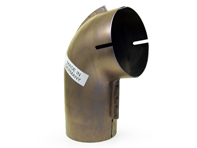 Heat exchanger elbow connector. Porsche 911 1975-83 / 930 Turbo - 91121113100, 1623150100 - EXS112109