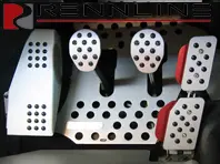 Rennline REV2 4 Piece Pedal Set Rubber Grip. Porsche 911 / 912 / 914 / 930 COUPE Manual - A12.2P6051, A122P6051