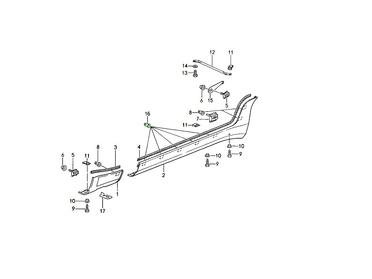Buy Porsche 968 (1992-1995) 968 CS 3.0L 1993-95 Side Sill Panels ...