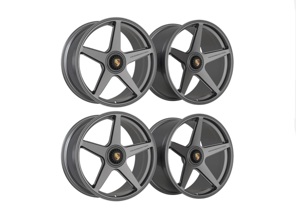 Five spoke lightweight centre lock alloy wheel set from Ninemeister. Porsche 991.2 GTS - wheels, 9M991.2GTS5S