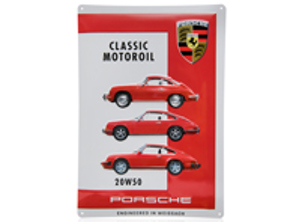 Metal plate – Porsche Classic Motoroil 20W50 - PCG04301060