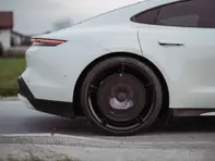 EVO Aero disc rear wheel, carbon fibre for Alloy Wheel. Porsche 9J1 Taycan