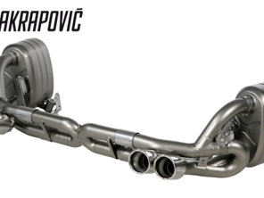 Akrapovic Titanium Exhaust Slip-On Race Line for Porsche 997 Carrera/S DFI