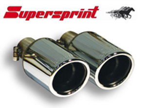 Exhaust Tail Pipes 90mm. Porsche Boxster 986 2.5L Supersprint - 241026