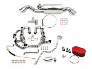 Sport Performance Package Dual Oval Outlet Tailpipes. Porsche 911 turbo 1975-89 - 93011103806, 93021103301, 93021103304